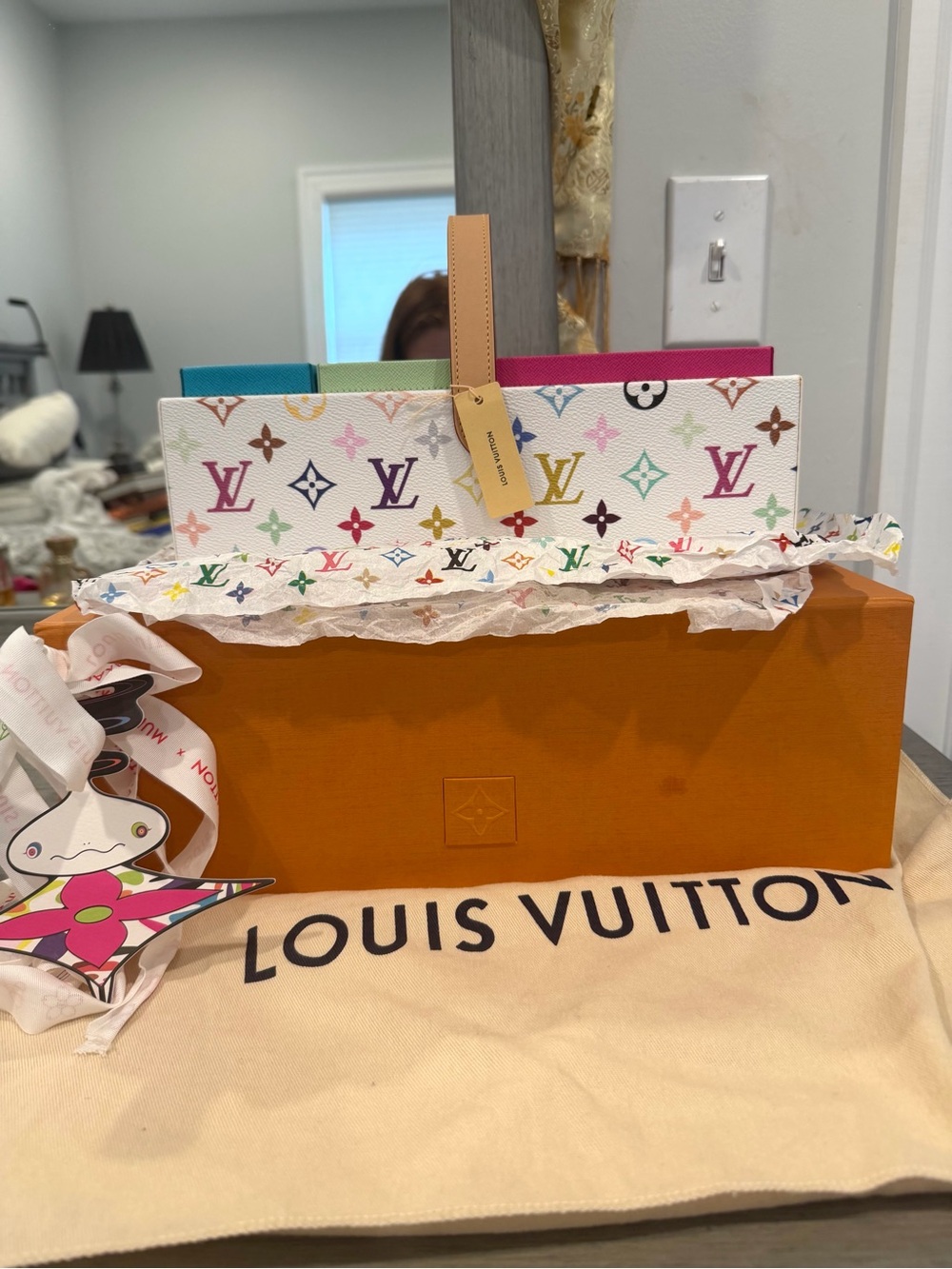 Louis Vuitton X Murakami 2025 Multicolor Robert Toolbox- NWT - Picture 4 of 8